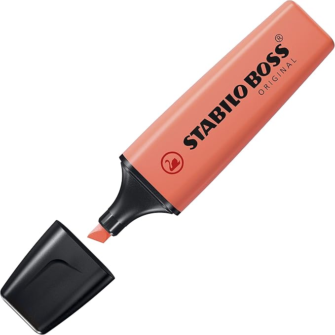 Stabilo Boos Rojo Coral
